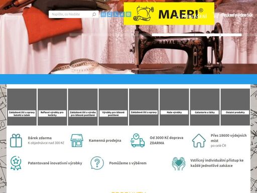 zakázková šicí dílna. oprava oděvů všeho druhu. oprava batohů a tašek. prodej a výroba reflexních bezpečnostních návleků na kočárky. zakázková výroby pro tělesně postižené. návleky pro kočárky, kočárky, oděvy, výrobky pro tělesně postižené, taštičky, tašky, bytové doplňky, maeri.
