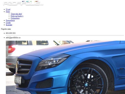 profesionální instalace autofólií, fólií na okna budov, celopolepy aut a ochranných fólií pro ochranu vašeho laku.