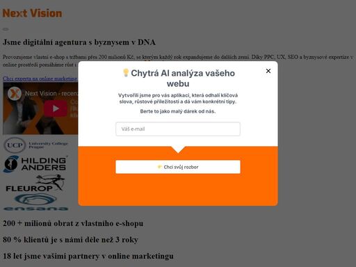 provozujeme vlastní e-shop s tržbami přes 200 milionů kč, se kterým každý rok expandujeme do dalších zemí.