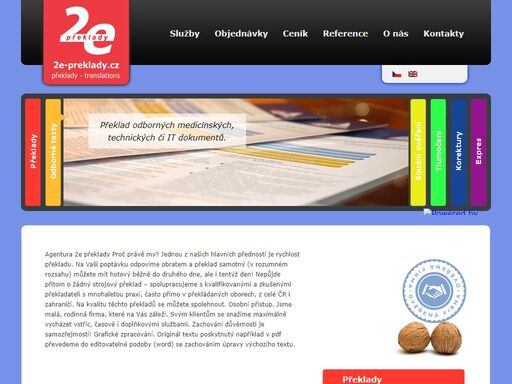 2e - překladatelská agentura, překlady on - line