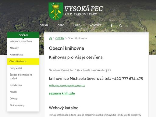 www.vysokapec.eu/obcan/obecni-knihovna