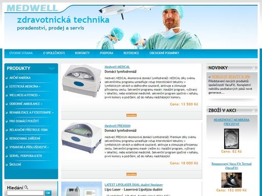 prodej a servis přístrojů lékařské a estetické medicíny.