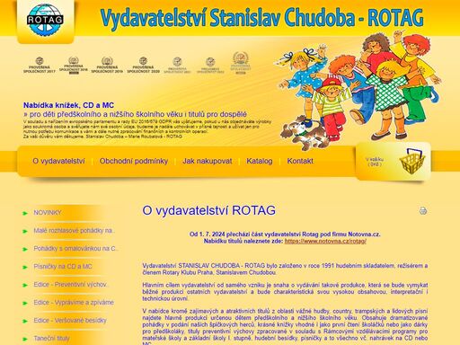 o vydavatelství rotag