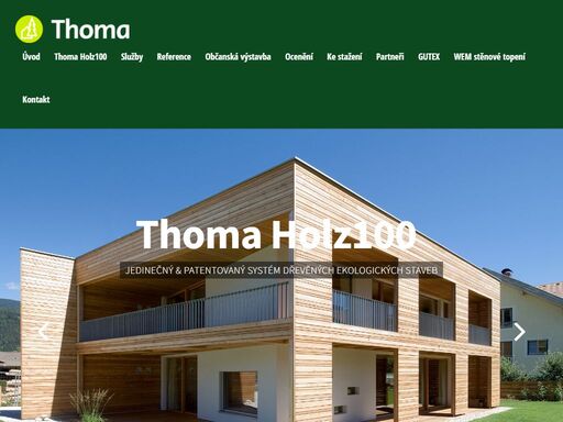 úvodní strana - thoma holz100