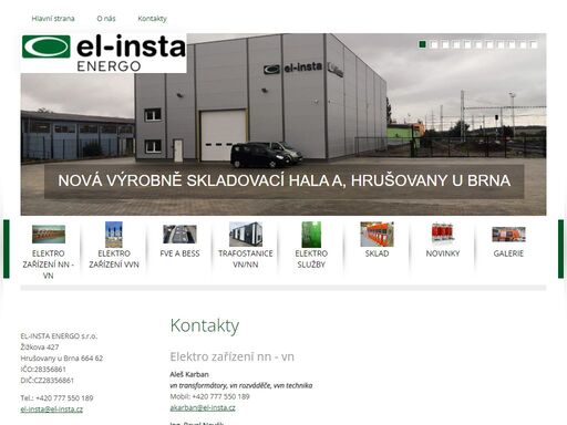 kompenzace jalové energie, dodavatel kompletních trafostanic, transformátorů, měření a vývoj