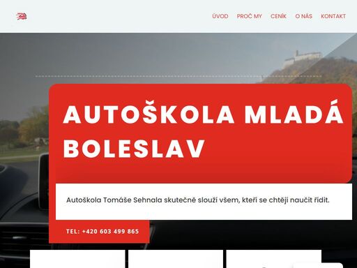 autoškola mladá boleslav tomáše sehnala nabízí výcvik řidičů sk. b, školení řidičů referentských vozidel, kondiční jízdy a přípravu ke zkouškám