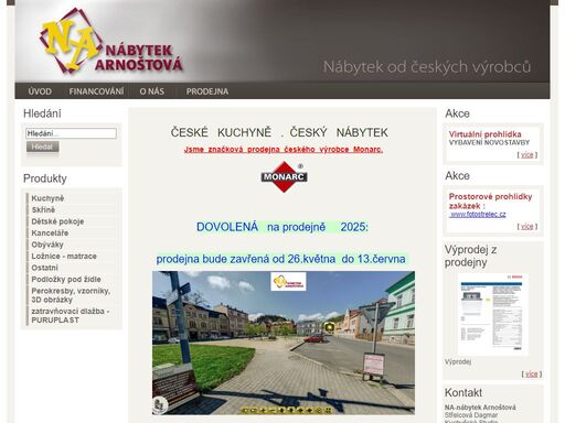 nábytek, kuchyně, vestavěné skříně od českých výrobců. nábytek arnoštová - smržovka