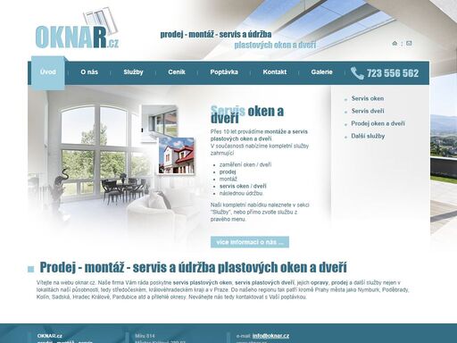 údržba, servis a opravy plastových oken a dveří v domácnostech, firmách, školách a veřejných budovách.