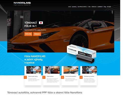 prodejce keramickych autofolií nanofilms na tónování autoskel, autofolie, tónování autoskel, protislunecni fólie na auto, keramické autofolie
