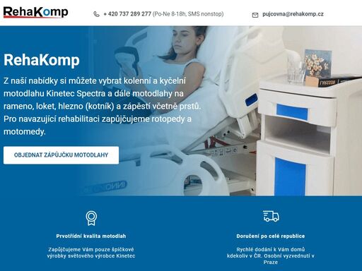 jsme česká firma, která vyrábí a pronajímá rehabilitační přístroje a rotopedy. nabízíme široký výběr kvalitních strojů za příznivé ceny.