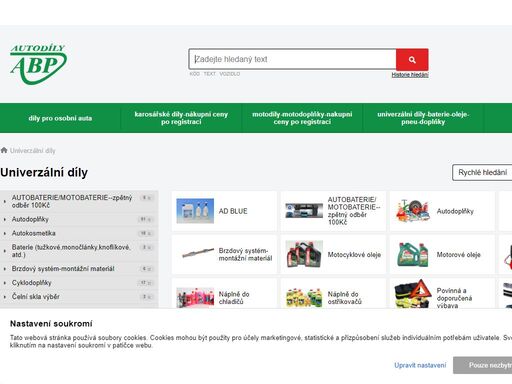 eshop abpautodily
