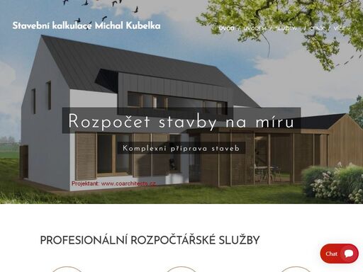 zpracovávám rozpočty ve stavebnictví - položkový rozpočet, slepý výkaz výměr a mnoho dalších služeb