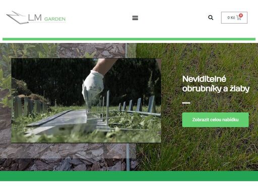 neviditelné obrubníky jsou velmi podstatným designovým prvkem, který výrazně zkrášlí vaší zahradu.