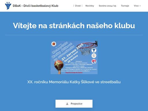 vítejte na stránkách našeho klubu