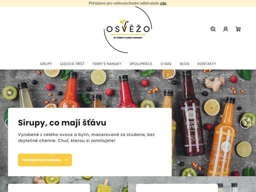 objevte poctivý sirup plný šťavnatého ovoce a voňavých bylinek! oceníte jeho přirozenou chuť i neodolatelnou vůni. bez barviv, bez aromat, bez konzervantů.