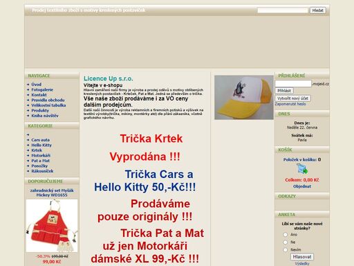 www.licenceup.cz