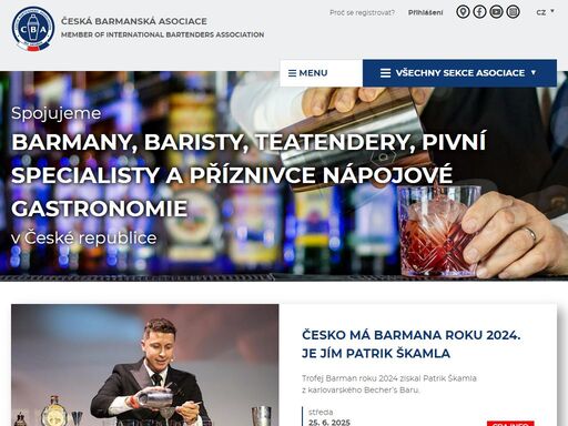 oficiální stránky české barmanské asociace