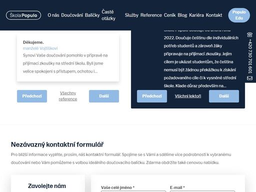 potřebuje vaše dítě nebo známý doučit cizí jazyk, matematiku nebo jiný předmět? nabízíme kvalitní individuální doučování. vyzkoušejte nás.