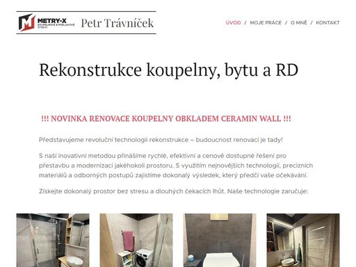 rekonstrukce koupelny , rekonstrukce rodinného domu