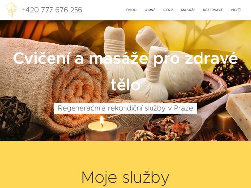 poskytuji řadu masáží, od klasické švédské, nebo havajské, přes lávové kameny, které uvolňují svalovou tkáň, až po dornovu metodu, jež pracuje s centrací kloubů a pohybovým systémem jako celkem.