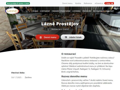 relaxujte a vychutnejte si gurmánský zážitek v naší restauraci v lázních prostějov. nabízíme čerstvé a zdravé pokrmy pro váš dokonalý odpočinek.