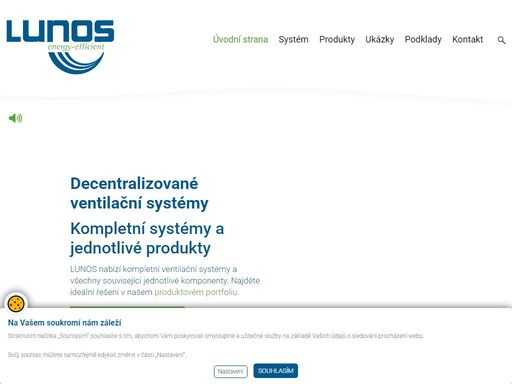 větrací systémy lunos jsou variabilní, úsporné,spolehlivé, jednoduché se snadnou údržbou a tiché