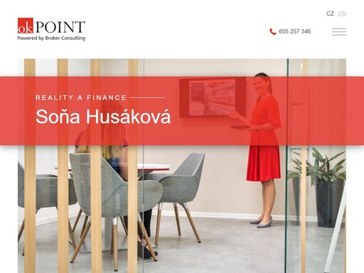 realitní makléřka soňa husáková – pro klienty z brna poskytuji služby hypotečního specialisty a investičního poradce. jsem vystudovaná právnička s dlouholetými zkušenostmi na realitním trhu. postarám se...