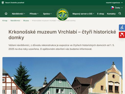 oficiální internetové stránky správy krkonošského národního parku