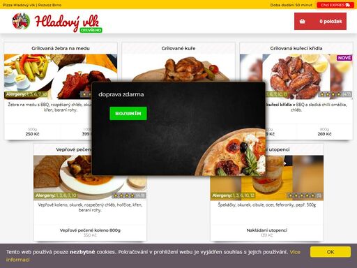 vynikající pizza z čerstvých surovin. vlastní receptura těsta zaručující neodolatelnou chuť pizzy. rozvoz po brně zdarma. osobní odběr na brněnském výstavišti (brána č. 9).