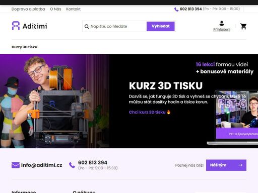 homepage.  3d tisk není raketová věda. tady se dozvíš vše potřebné, abys mohl/a začít rychle tvořit. 