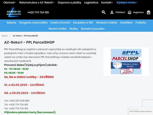 az-reko - ppl parcelshop