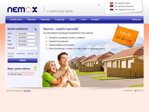 nemox - realitní kancelář: naše zkušenosti - vaše výhoda a spokojenost