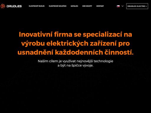 společnost drudles vyvíjí inovativní řešení elektrických zařízení. česká výroba elektrických zařízení zajištuje kvalitu na trhu.