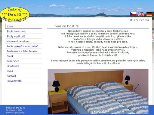 ubytování v libošovicích v českém ráji. ideální pro turistiku, cykloturistiku, houbaření i trávení klidné dovolené s dětmi.