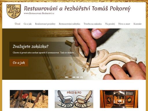 tomáš pokorný, řezbář a restaurátor