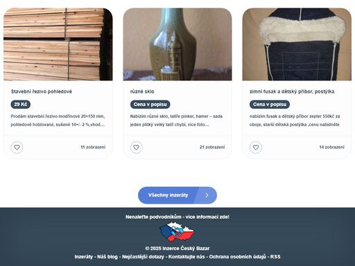 online inzerce a internetový bazar zdarma. soukromá i firemní inzerce zdarma. neomezená inzerce všech kategorií. nabídka, poptávka, prodej a inzeráty bezplatně.
