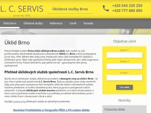 úklid pro brno a okolí. kompletní úklidové práce pro oblast brna. profesionální přístup, rychlé provedení za nízké ceny.