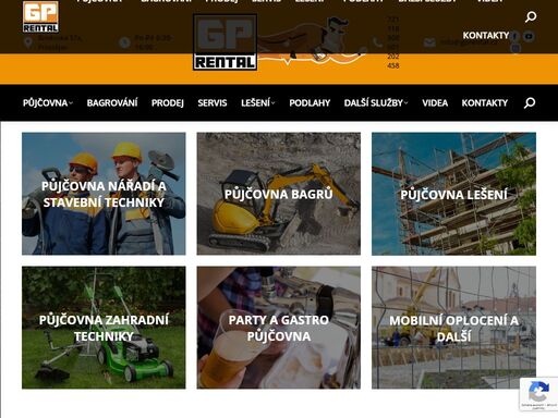 to vše pod jednou střechou vám nabídneme jedině v gp rental prostějov
