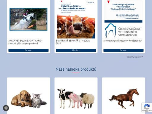 již 30 let pečujeme o potřeby veterinárních profesionálů v oblasti mezinárodního obchodu, výroby, distribuce a odborného poradenství.