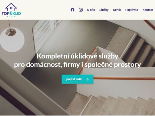 kompletní úklidové služby pro domácnost, firmy i společné prostory.
