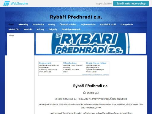rybáři předhradí z.s.