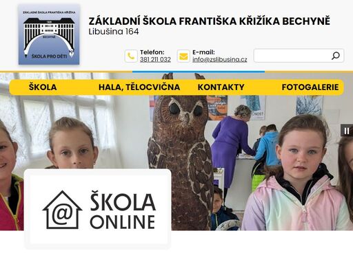 oficiální webové stránky - základní škola františka křižíka bechyně