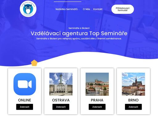 semináře a školení pro veřejnou správu a sociální sféru. nabízíme akreditované online semináře.
