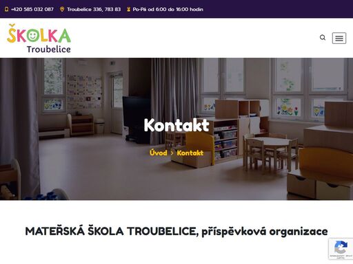 mateřská škola troubelice má ve vývoji předškolního vzdělávání poměrně dlouholetou tradici. byla založena po 2. světové válce, v říjnu roku 1945, měla statut výchovně-vzdělávací instituce.
