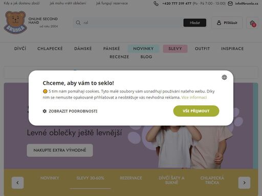 největší second hand online a dětský bazárek. nakupujte levné dětské značkové oblečení z anglie. 20.000 ks skladem.secondhand e - shop, doprava od 45kč.