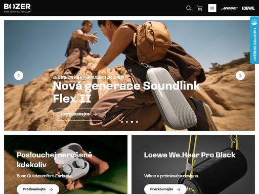 homepage. o nás
jsme jediný certifikovaný online prodejce značek bose a loewe v česku
hudba kdekoliv a kdykoliv s prémiovými reproduktory bose a loewe nabité technologiemi pro dokonalý zvukový zážitek. přenosné reproduktory vám zajistí hudební doprovod na cestách i zahradních oslavách. multiroom systémy perfektně…