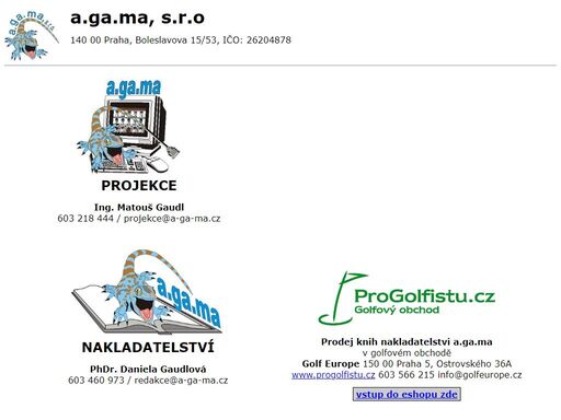 projekce a nakladatelství a.ga.ma, s.r.o.