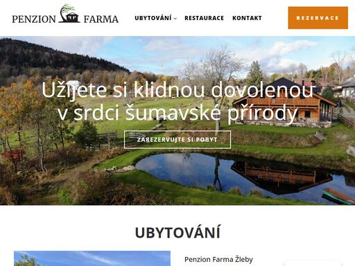 užijte si pobyt s výhledem na šumavské vrcholky a pasoucí se koně. ideální místo pro příznivce sportů nebo ideální destinace pro rodinnou dovolenou.