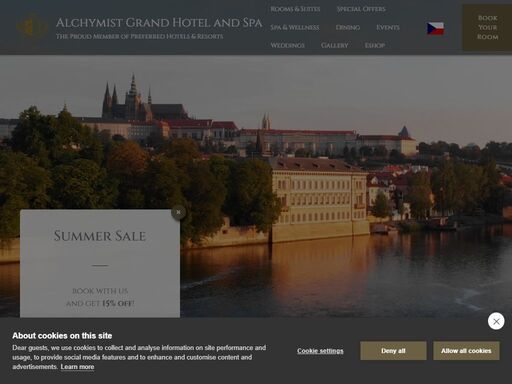 official website | the best 5* hotel in czech republic | the most romantic hotel in prague