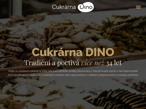 cukrárna ve zlíně nabízí výrobky v nejvyšší kvalitě surovin, vyrobené s láskou a důrazem na opravdový chuťový zážitek.
    navštivte nás a zažijte sladké okamžiky plné nezapomenutelných chutí.